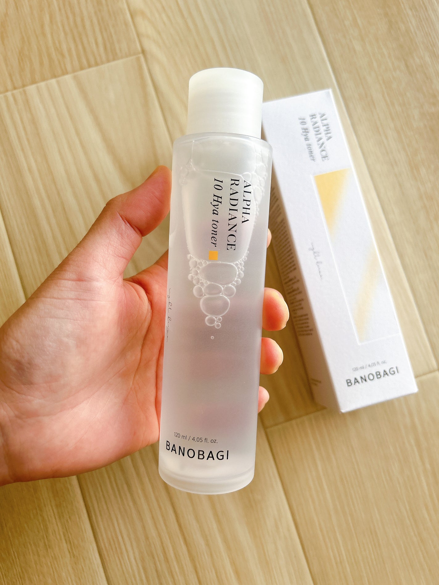 アルファラディアンス10ヒヤトナー/BANOBAGI/化粧水を使ったクチコミ(1枚目)