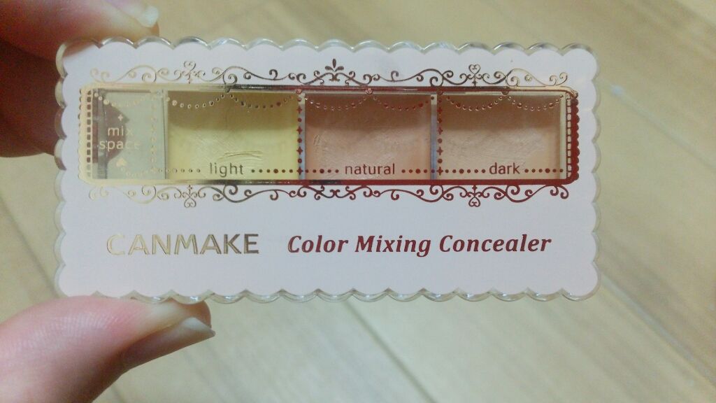 カラーミキシングコンシーラー/キャンメイク/パレットコンシーラーを使ったクチコミ(1枚目)