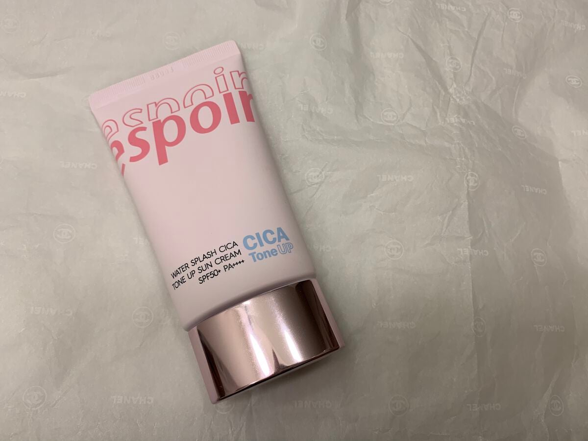 ウォータースプラッシュシカトーンアップクリーム/espoir/化粧下地を使ったクチコミ(1枚目)