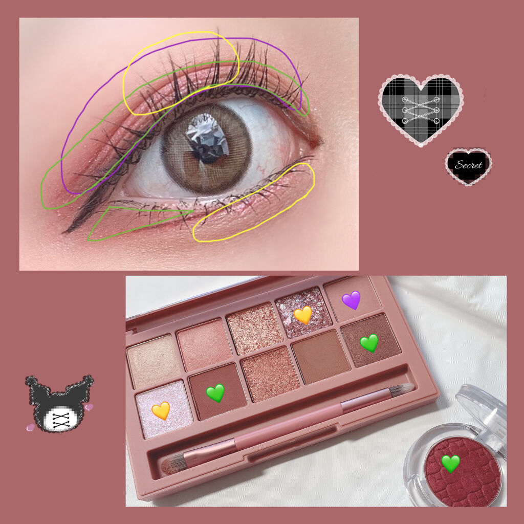 ルックアット マイアイズ/ETUDE/単色アイシャドウを使ったクチコミ（3枚目）