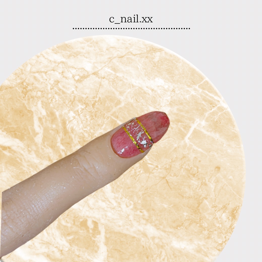 カラーホロジェル/キャンドゥ/ジェルネイルを使ったクチコミ（2枚目）