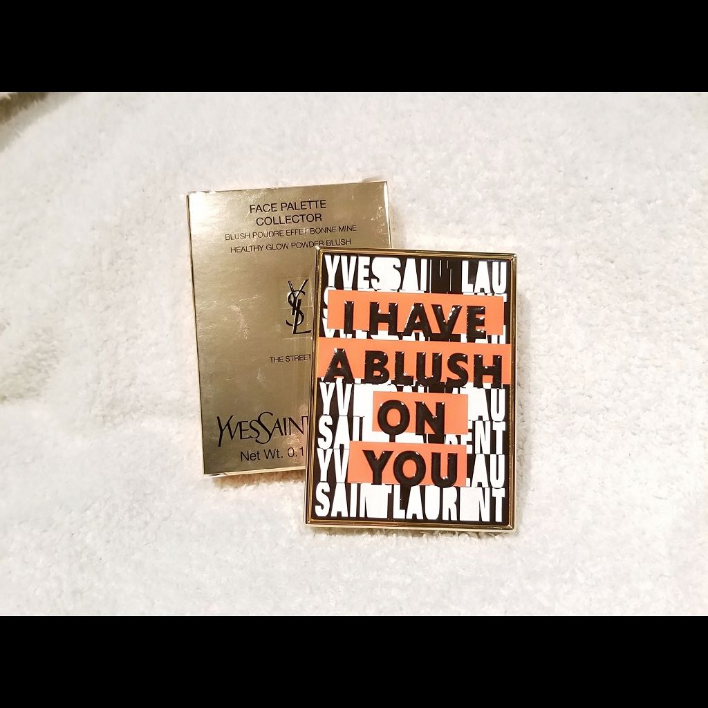 フェイスパレット ストリート＆アイ/YVES SAINT LAURENT BEAUTE/パウダーチークを使ったクチコミ（1枚目）