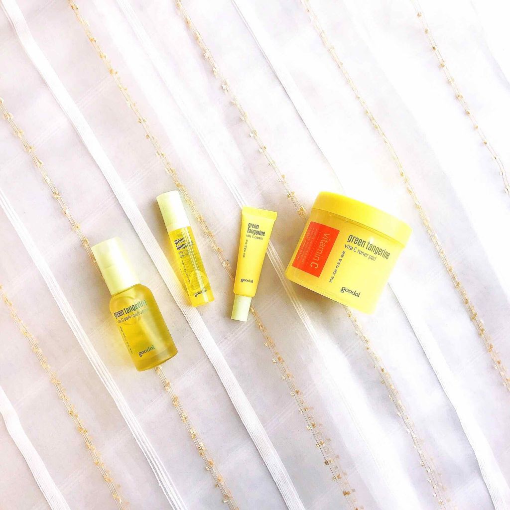 グリーンタンジェリン ビタC ダークスポットケアセラム/goodal/美容液を使ったクチコミ(1枚目)