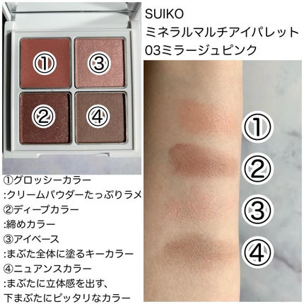 ミネラルマルチルミナイザー/SUIKO HATSUCURE/スティックハイライトを使ったクチコミ(3枚目)