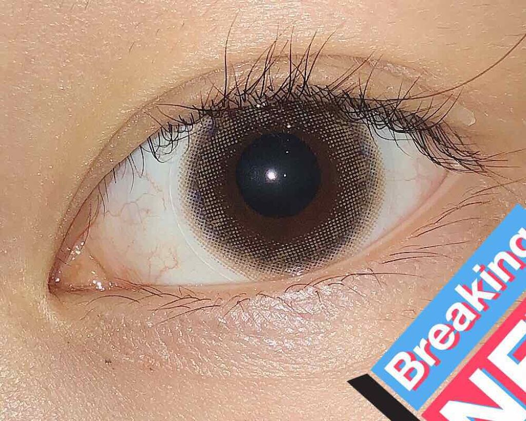 ハニードロップス ジャスミンブラウン/HONEY DROPS/カラーコンタクトレンズを使ったクチコミ（1枚目）