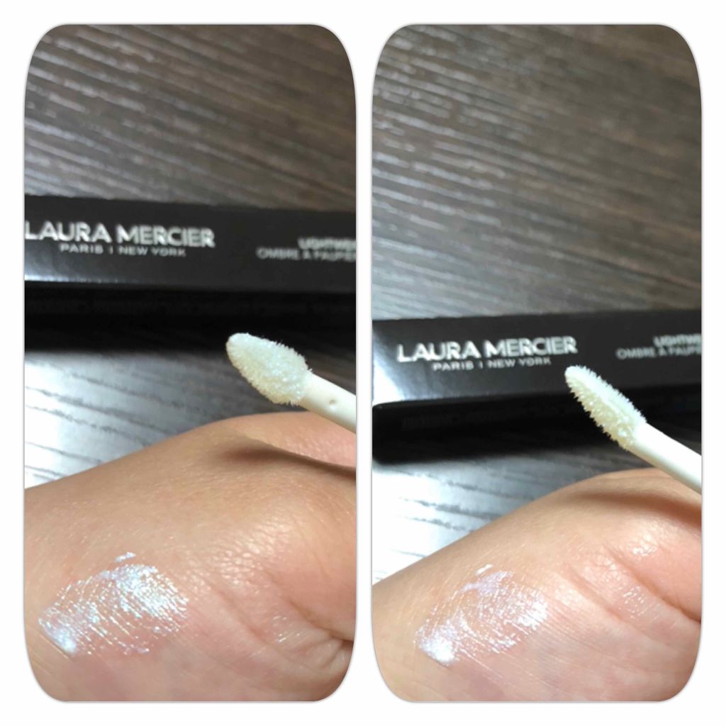 キャビア クローム ヴェイル ライトウェイト リキッド アイカラー 06 オパールセント/ローラ メルシエ/リキッドアイシャドウを使ったクチコミ（2枚目）