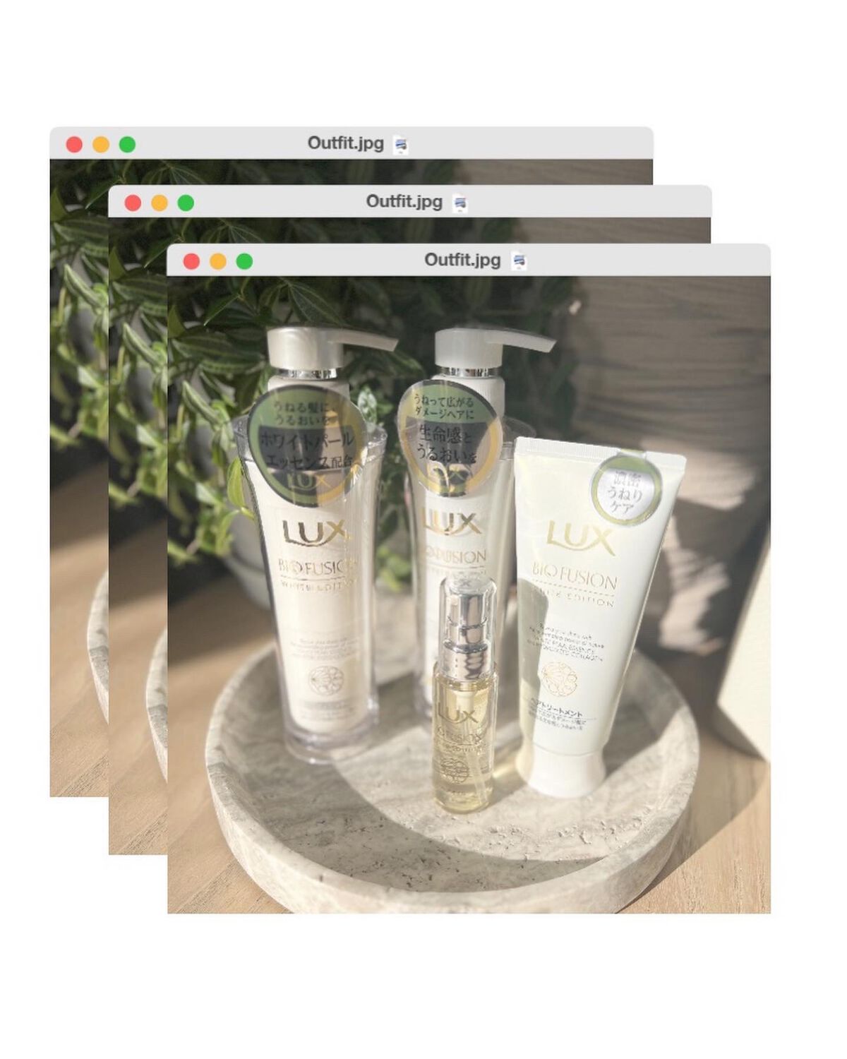 バイオフュージョン ホワイトシャンプー/ホワイトコンディショナー/LUX/市販シャンプーを使ったクチコミ(7枚目)