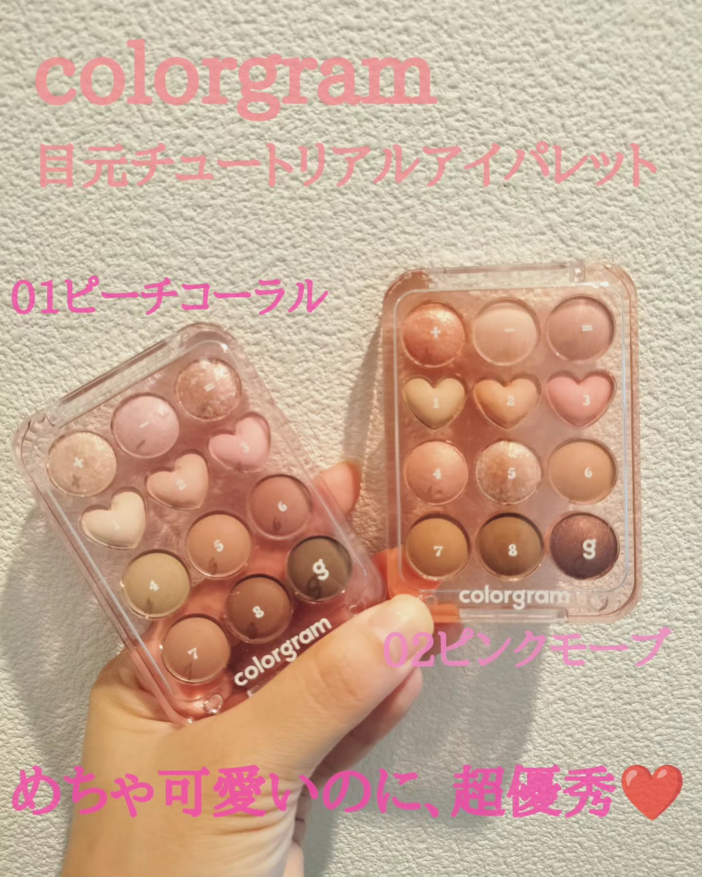 目元チュートリアルアイパレット/Colorgram/アイシャドウパレットを使ったクチコミ（1枚目）