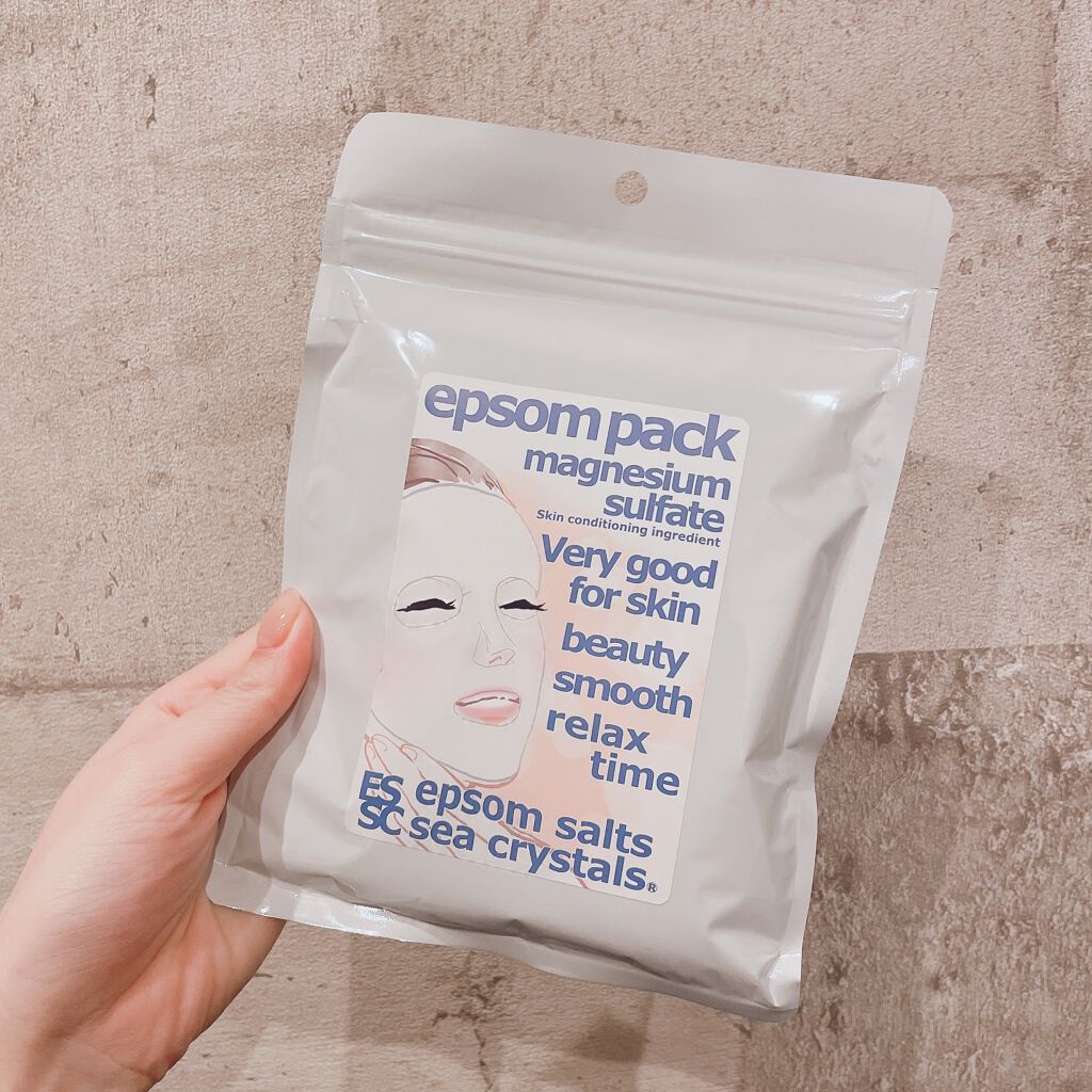 エプソムパック/sea crystals/シートマスク・パックを使ったクチコミ（1枚目）
