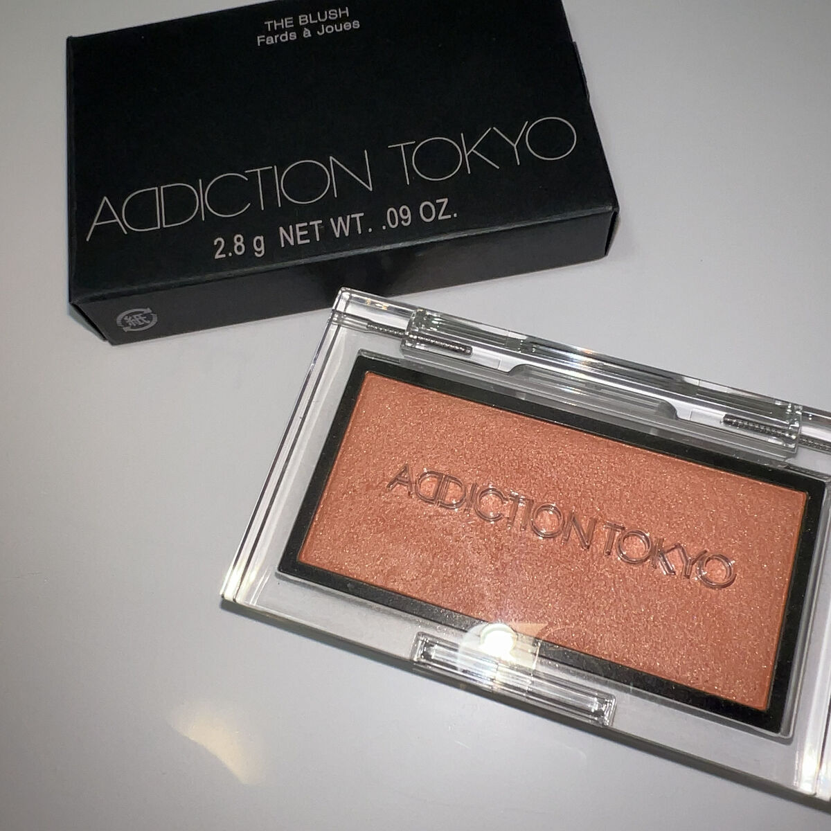 アディクション ザ ブラッシュ パール 001P Nudist Beach/ADDICTION/パウダーチークを使ったクチコミ（1枚目）