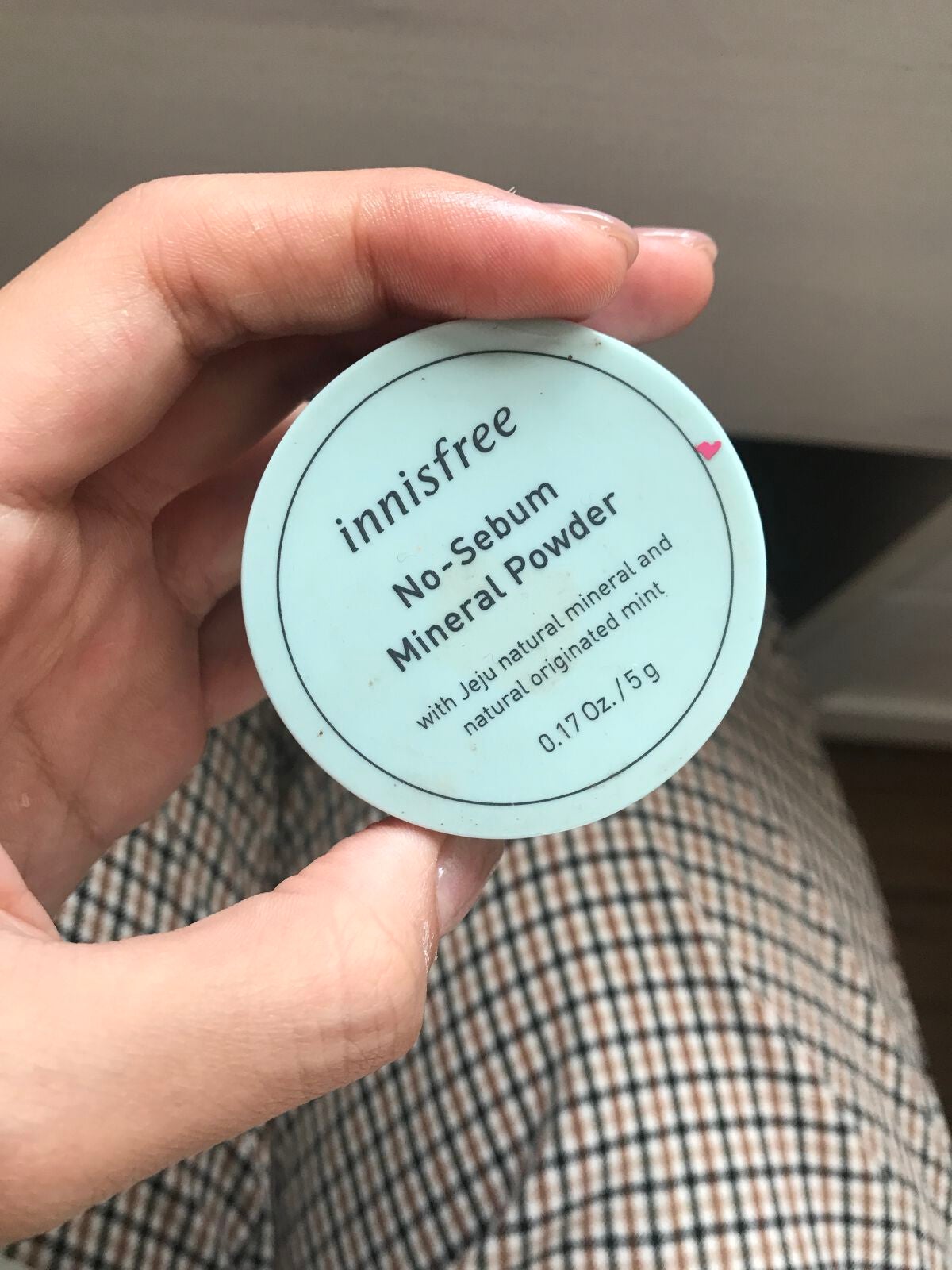 ノーセバム ミネラルパウダー N/innisfree/ルースパウダーを使ったクチコミ(1枚目)