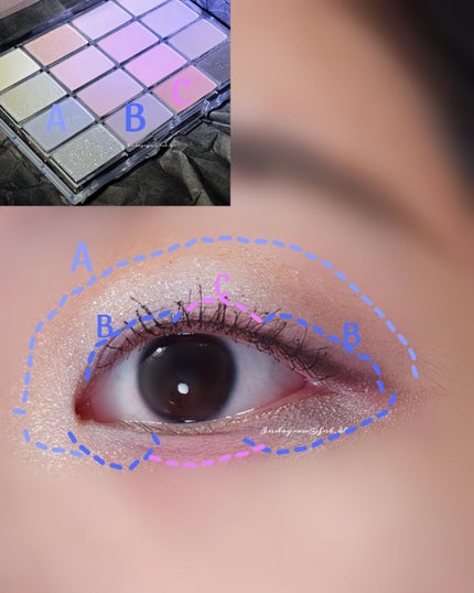 ソフトブラーリングアイパレット/wakemake/アイシャドウパレットを使ったクチコミ(5枚目)