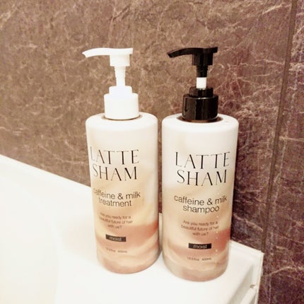 モイストシャンプー/モイストトリートメント/LATTE SHAM/市販シャンプーを使ったクチコミ(1枚目)