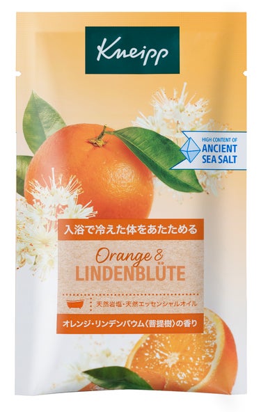 クナイプ バスソルト オレンジ・リンデンバウム<菩提樹>の香り 50g