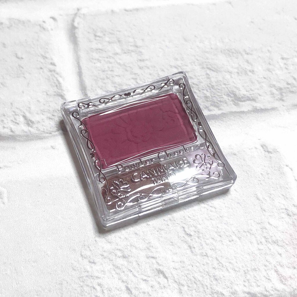 【旧品】パウダーチークス PW38 プラムピンク/キャンメイク/パウダーチークを使ったクチコミ（2枚目）