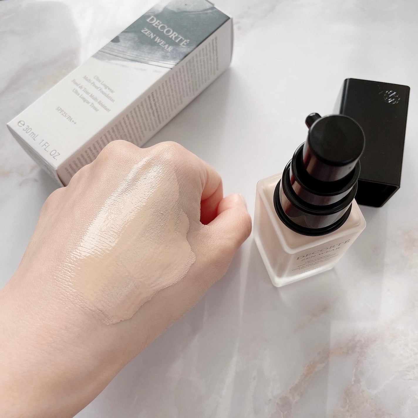ゼン ウェア フルイド/DECORTÉ/リキッドファンデーションを使ったクチコミ(4枚目)
