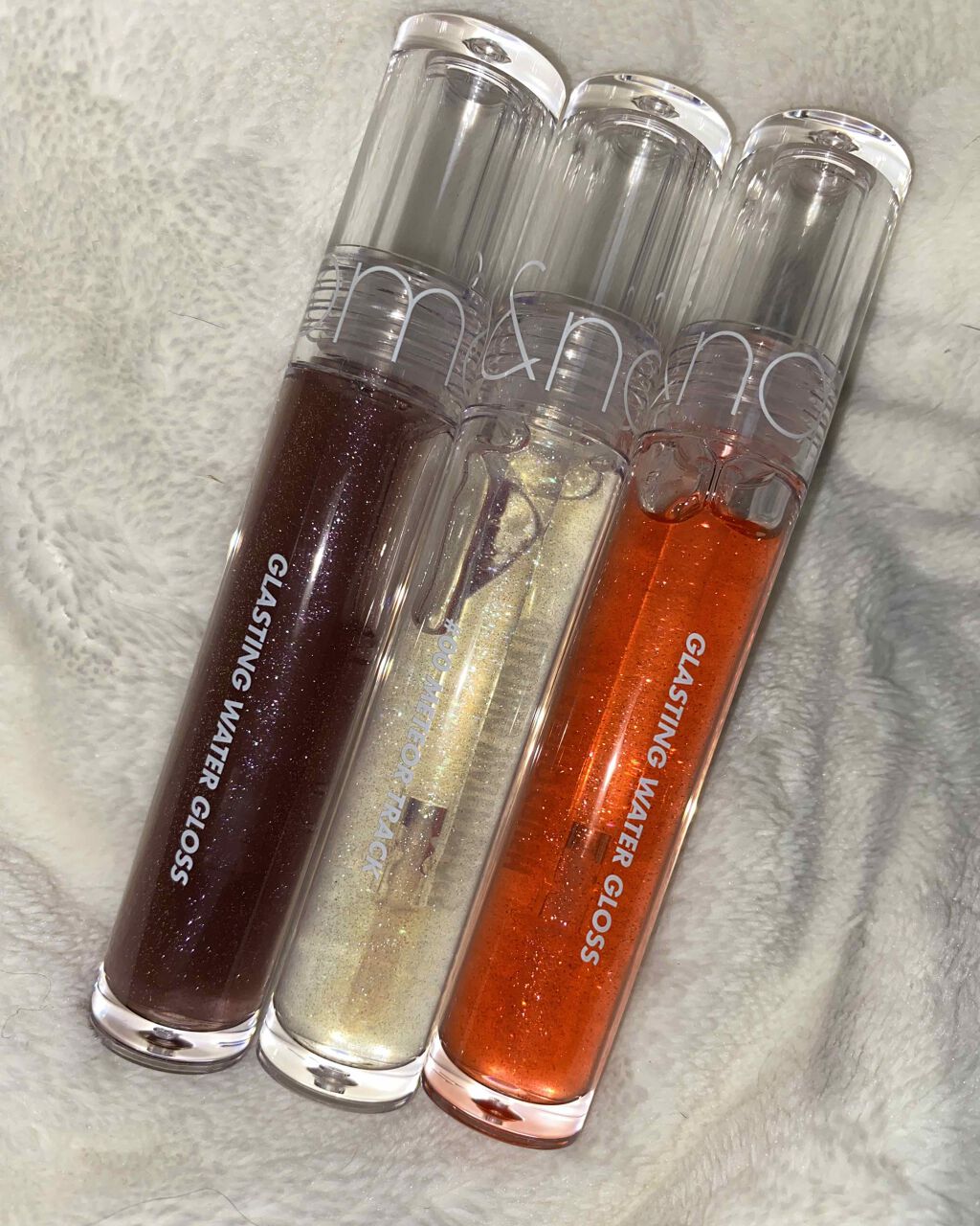 グラスティングウォーターグロス/rom&nd/リップグロスを使ったクチコミ(2枚目)