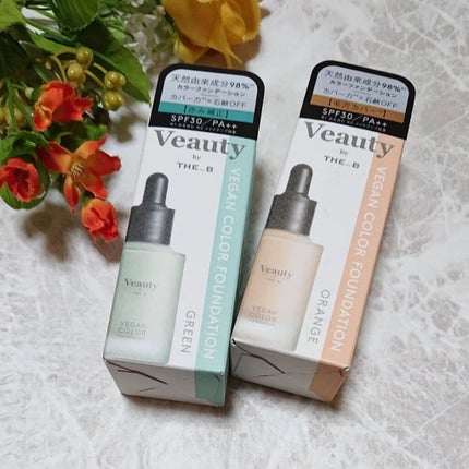 ヴィーガン カラーファンデーション/Veauty by THE_B/リキッドファンデーションを使ったクチコミ(1枚目)