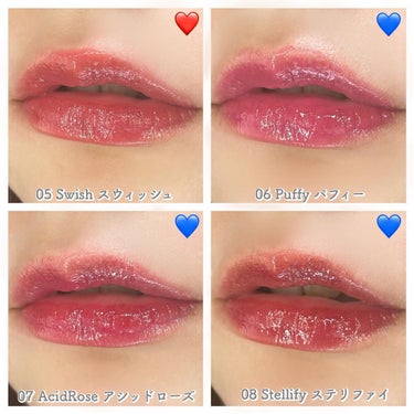 HOLIKA HOLIKA ハートクラッシュベアグレイズティントのクチコミ「ツヤ感とハートパケが堪らない😣🩷

HOLIKAHOLIKA様( @holikaholika_.....」（3枚目）