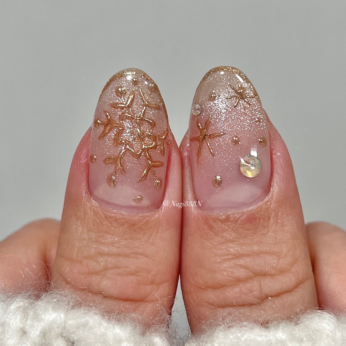 マグネットジェル/NAILTOWN/ジェルネイルを使ったクチコミ(5枚目)