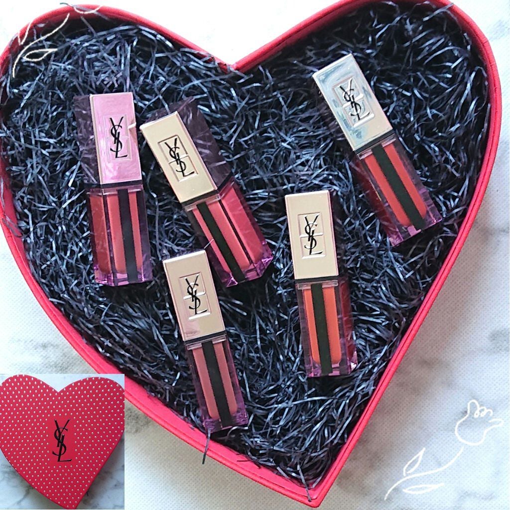 ルージュ ピュールクチュール ヴェルニ ウォーターグロウ/YVES SAINT LAURENT BEAUTE/口紅を使ったクチコミ(1枚目)