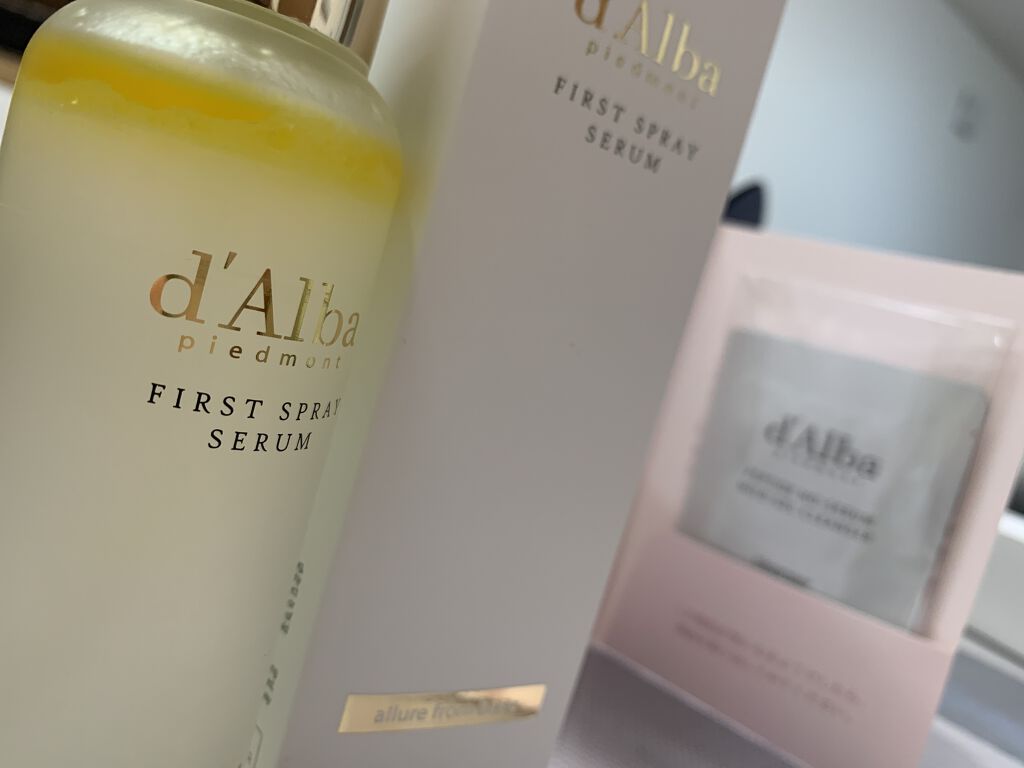 ダルバ ホワイトトリュフファーストスプレーセラム/ダルバ/ミスト状化粧水を使ったクチコミ（2枚目）