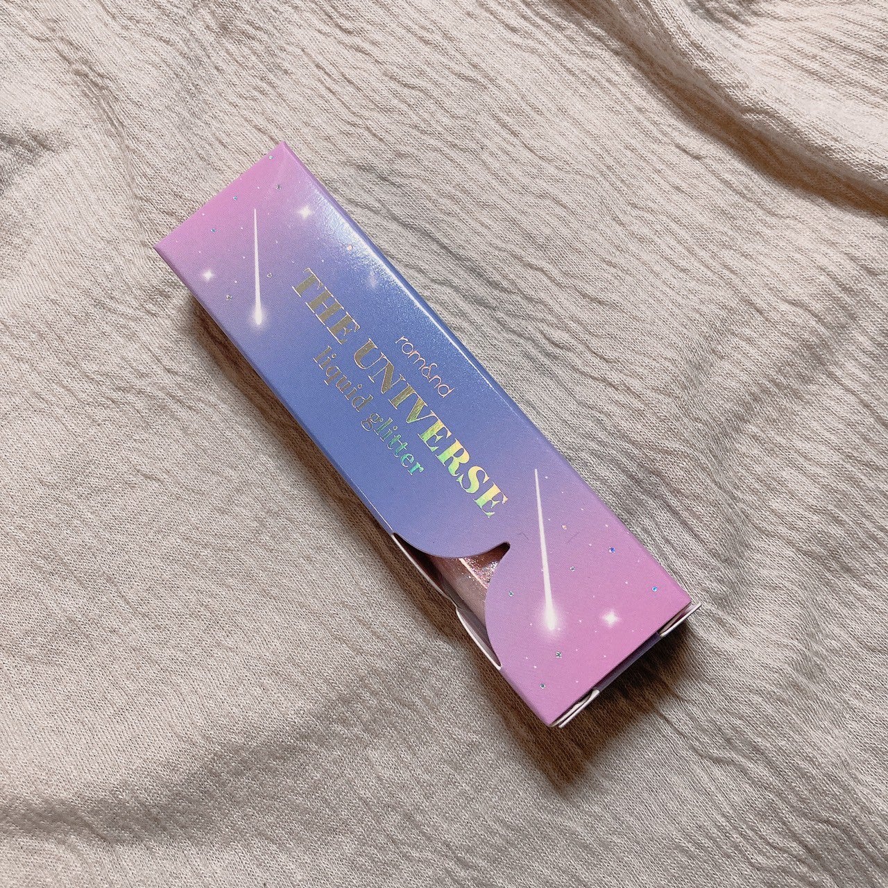 リキッド グリッター シャドウ/rom&nd/グリッターを使ったクチコミ(2枚目)