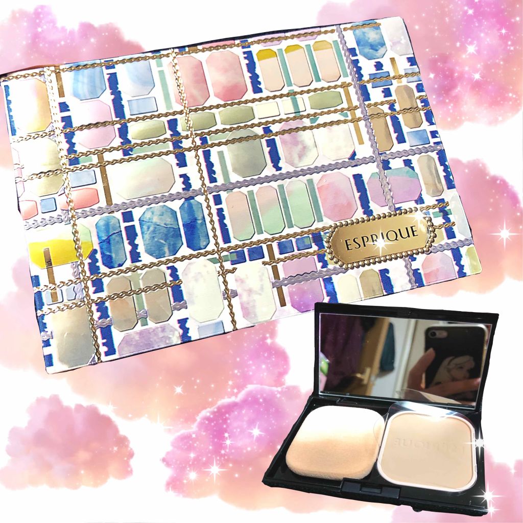 シンクロフィット パクト UV/ESPRIQUE/パウダーファンデーションを使ったクチコミ（2枚目）