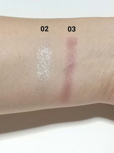 UR GLAM　MARBLE EYESHADOW 02/U R GLAM/シングルアイシャドウを使ったクチコミ（3枚目）