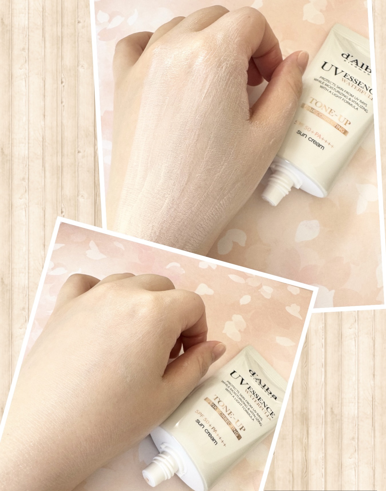 ウォータフルトーンアップサンクリーム/ダルバ/日焼け止めクリームを使ったクチコミ（3枚目）