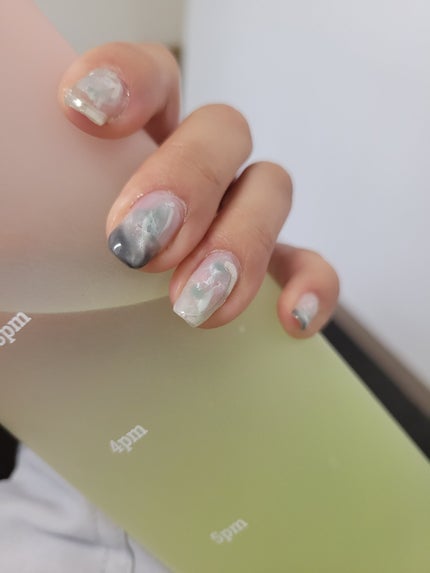 ノンワイプクリア キャンジェル(トップコート)/プリジェル/ジェルネイルを使ったクチコミ(4枚目)