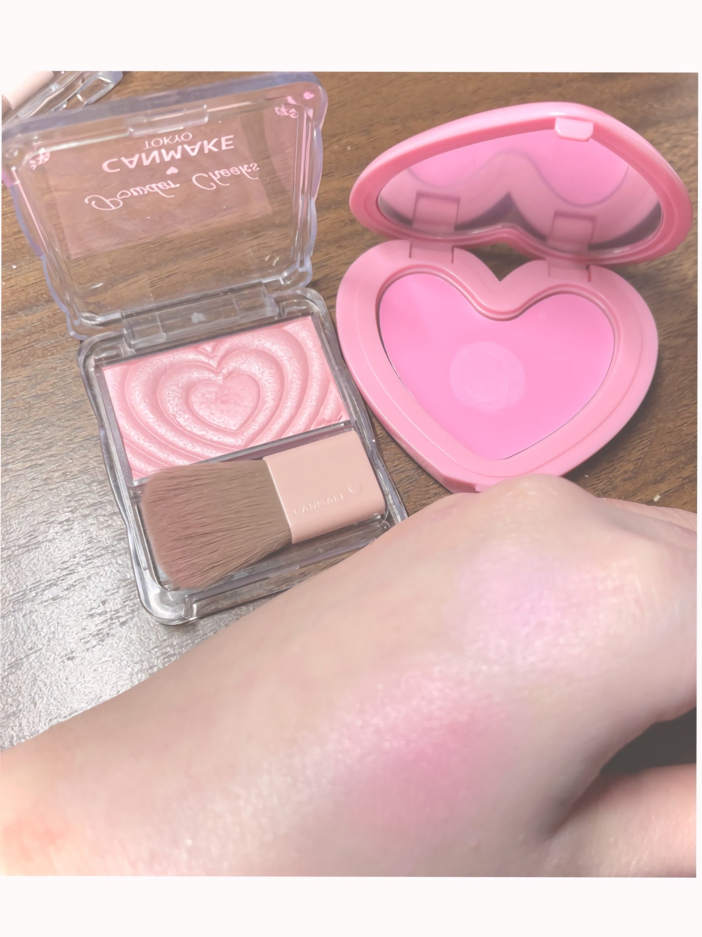 ラヴ ビーム チークバーム/lilybyred/ジェル・クリームチークを使ったクチコミ(5枚目)