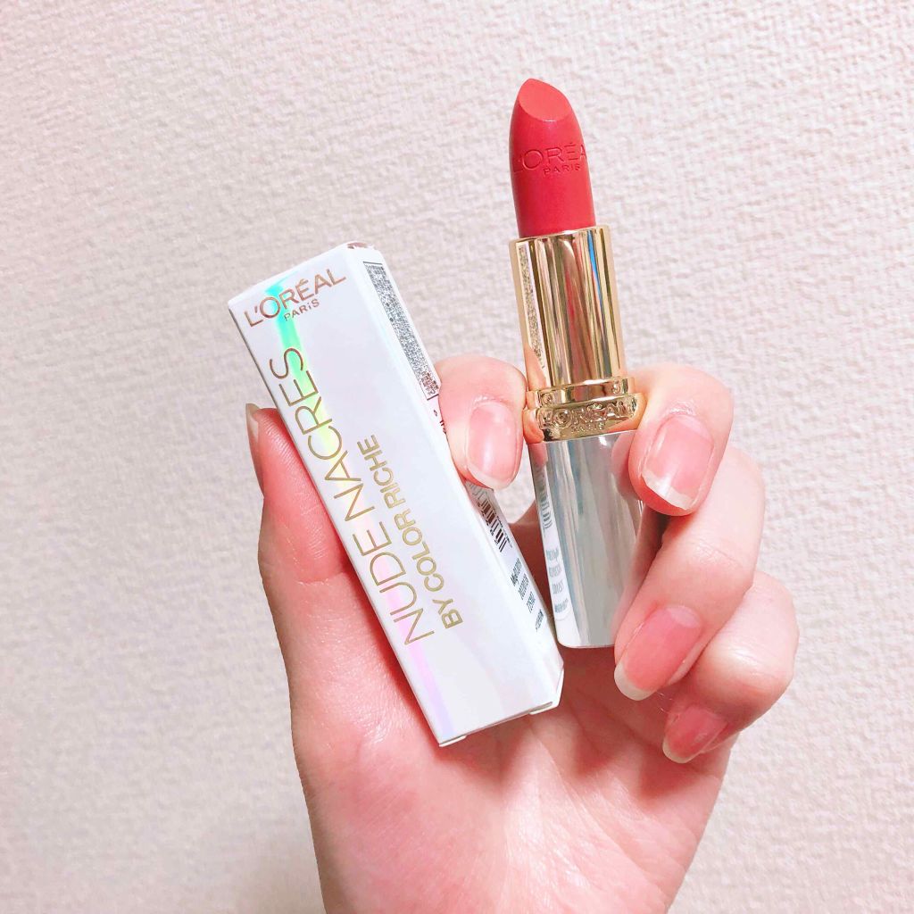 カラーリッシュ ルルージュ ヌードナクレ コレクション/ロレアル パリ/口紅を使ったクチコミ(1枚目)