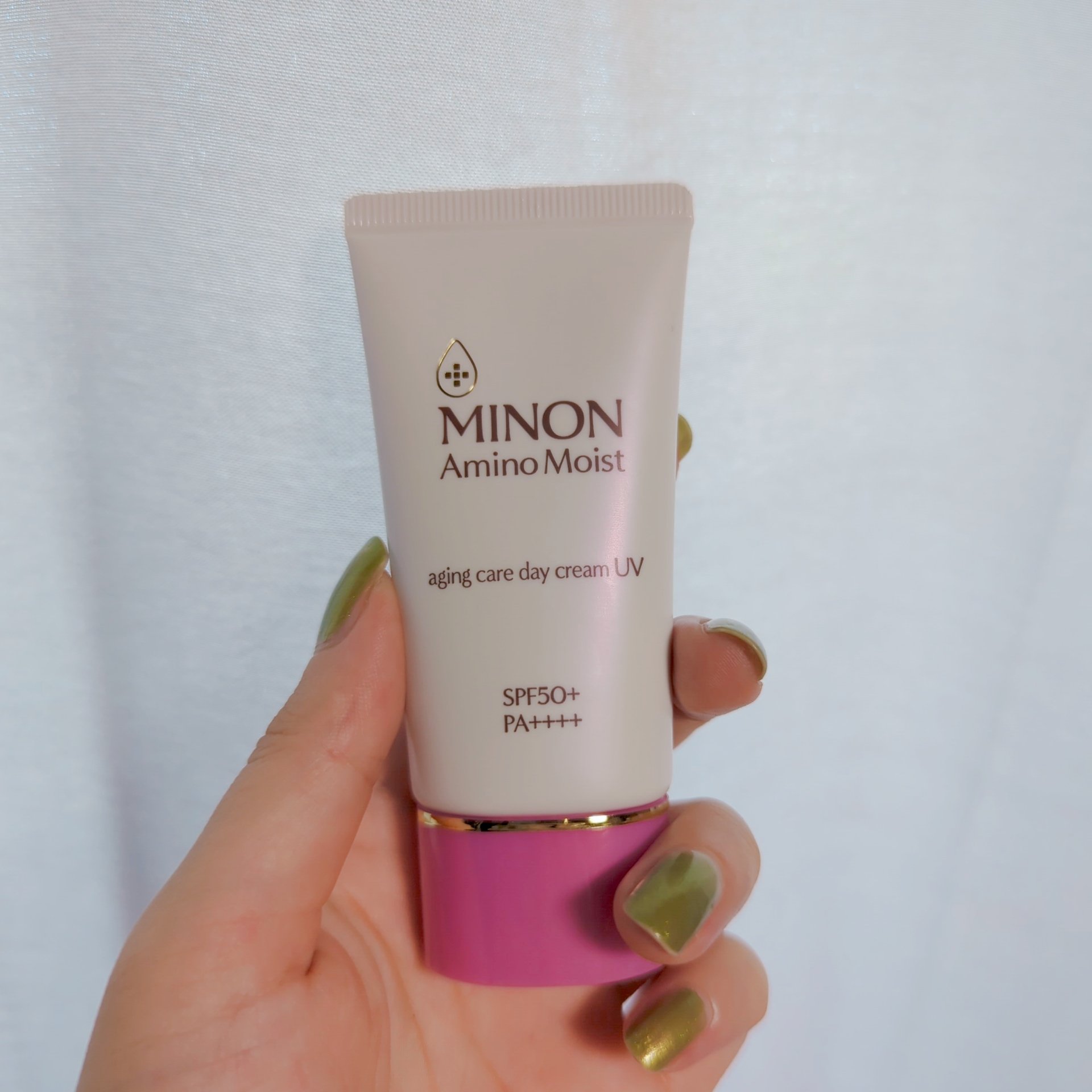 ミノン アミノモイスト エイジングケア デイクリームUV/ミノン/日焼け止めクリームを使ったクチコミ（1枚目）