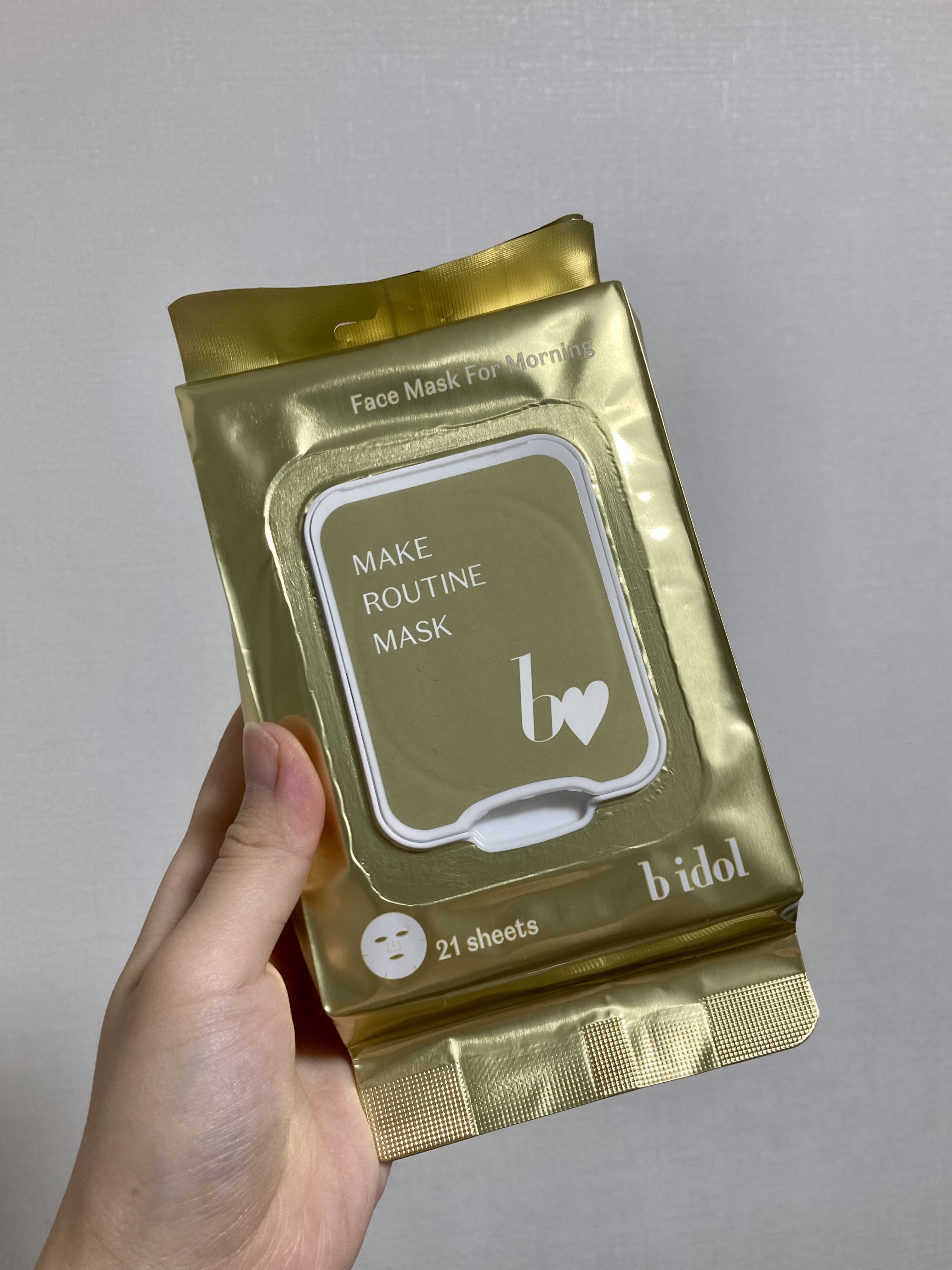 メイクルーティンマスクR/b idol/シートマスク・パックを使ったクチコミ（1枚目）
