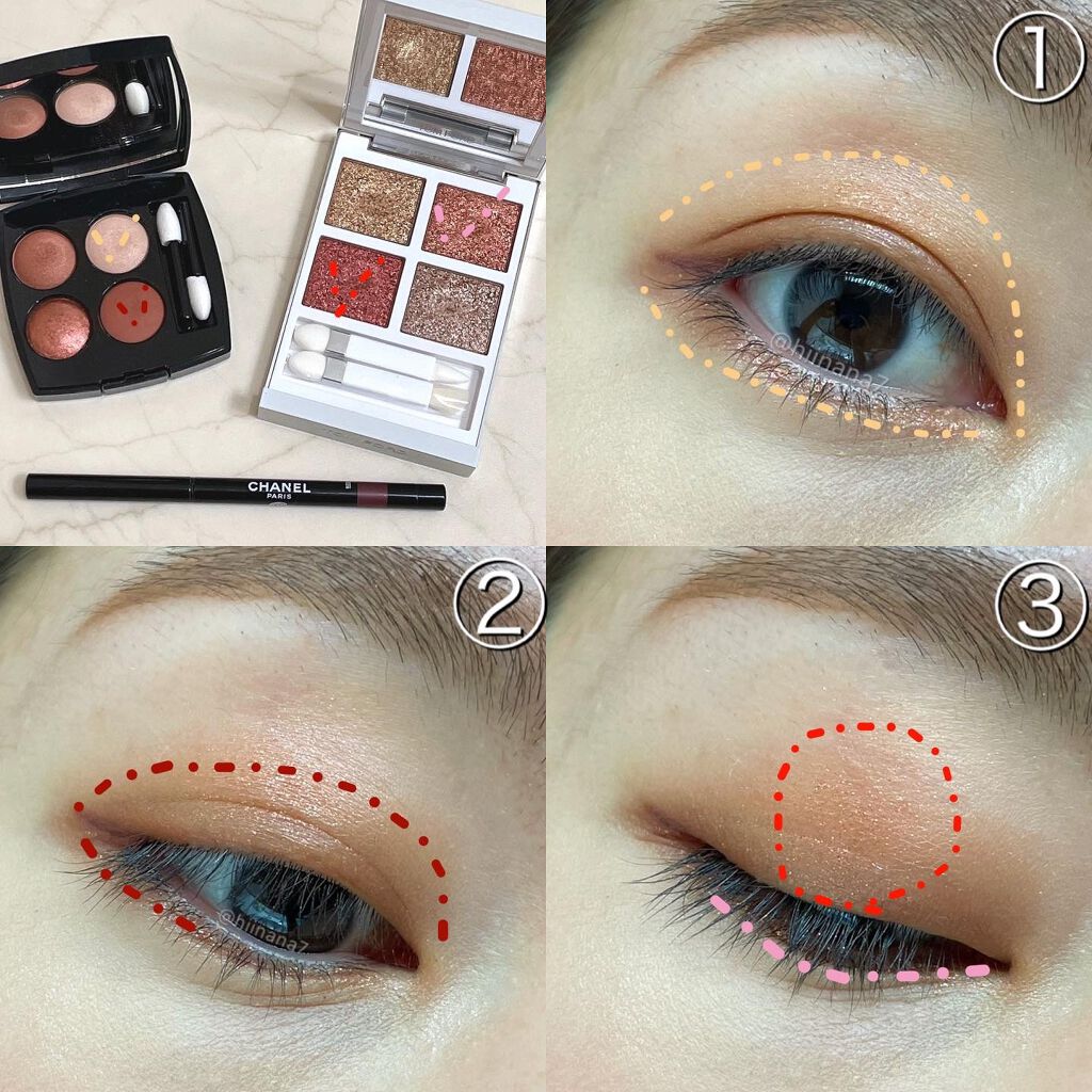 レ キャトル オンブル/CHANEL/アイシャドウパレットを使ったクチコミ（3枚目）