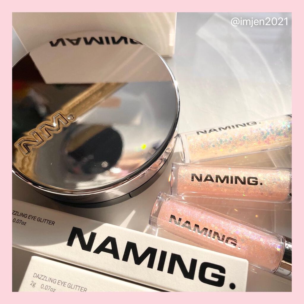 ダズリングアイグリッター/NAMING./リキッドアイシャドウを使ったクチコミ(7枚目)