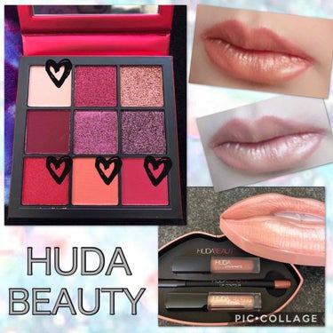 Obsessions Eyeshadow Palette/Huda Beauty/アイシャドウパレットを使ったクチコミ（2枚目）