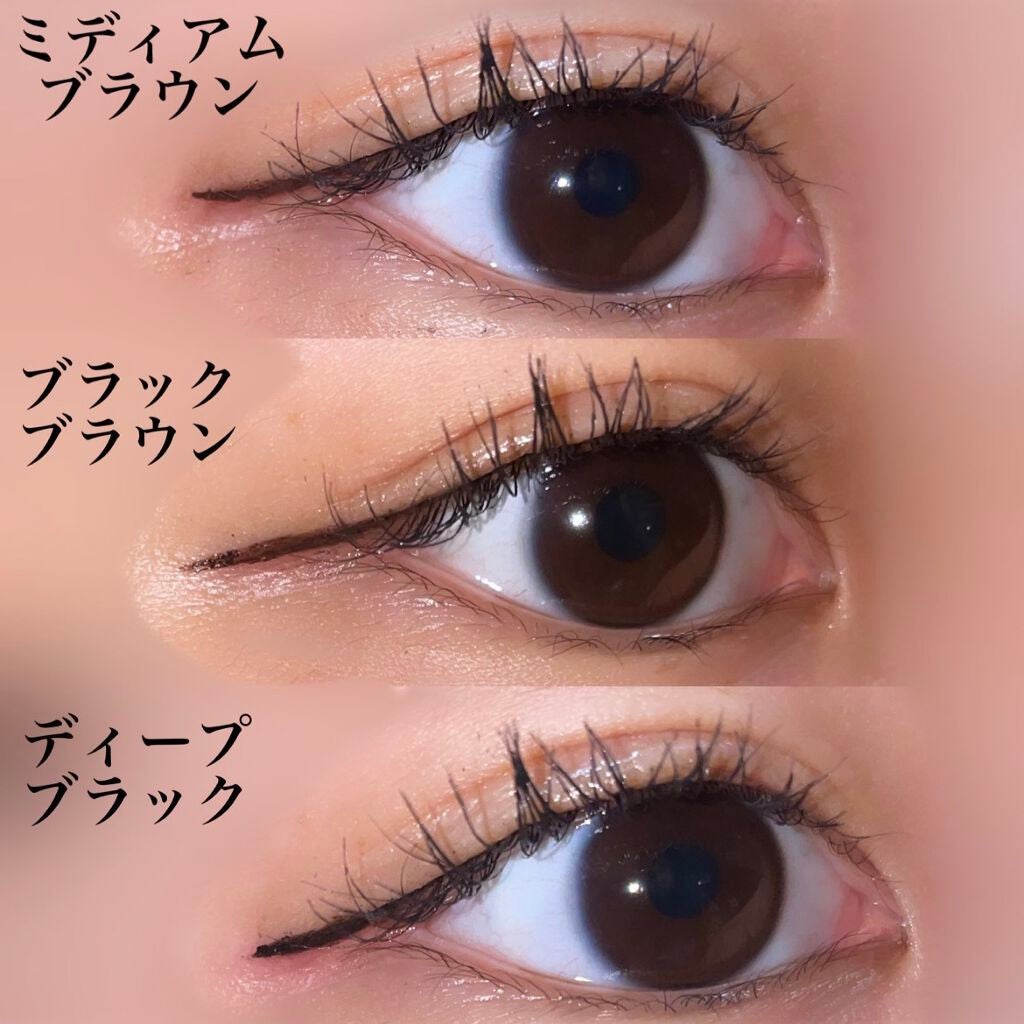 「密着アイライナー」ショート筆リキッド/デジャヴュ/リキッドアイライナーを使ったクチコミ(4枚目)