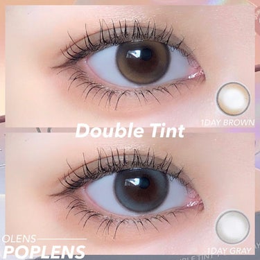 Double Tint 1day/OLENS/カラーコンタクトレンズを使ったクチコミ（1枚目）