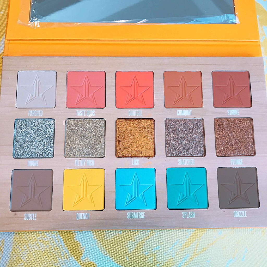 ジェフリースターアイシャドウ化粧品24カラット/プラチナアイススキンフロストプロパレット6色ハイライターメイク/Jeffree Star Cosmetics/アイシャドウパレットを使ったクチコミ（1枚目）