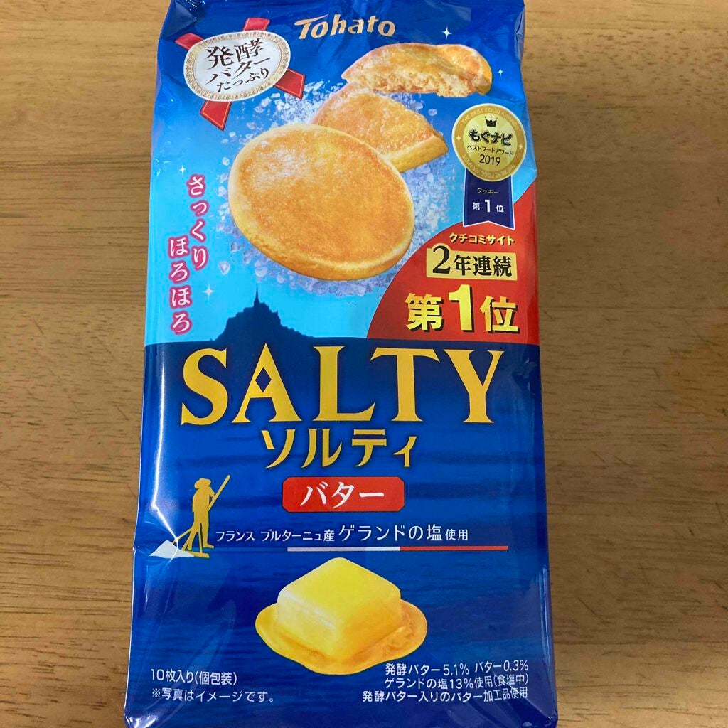 SALTY バター/Tohato/食品を使ったクチコミ(1枚目)