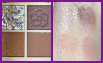 レブロン ダズル アイシャドウ クアッド/REVLON/アイシャドウパレットを使ったクチコミ(3枚目)