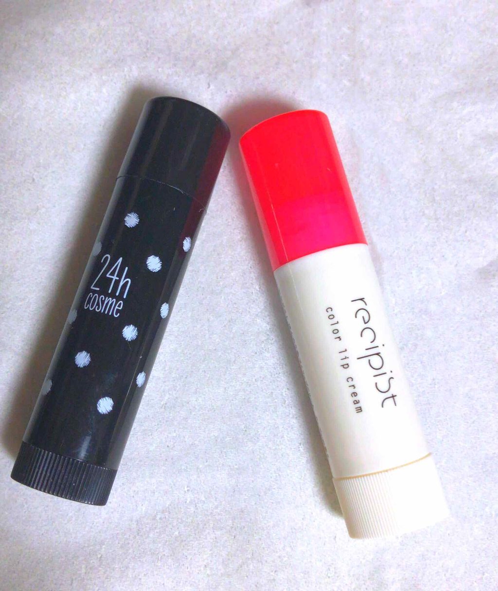 ほんのり色づくリップクリーム/レシピスト/リップケアを使ったクチコミ（1枚目）