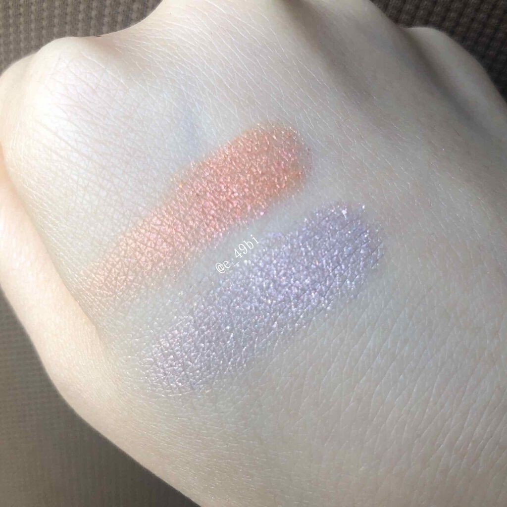 グリッタープリズム シャドウ/MISSHA/グリッターを使ったクチコミ（3枚目）