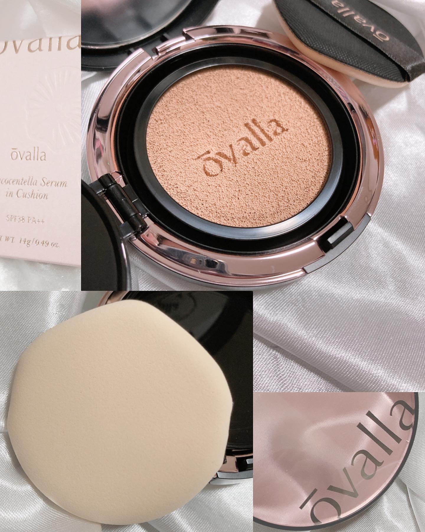 フコセンテラセラム イン クッション/ovalla/クッションファンデーションを使ったクチコミ（2枚目）