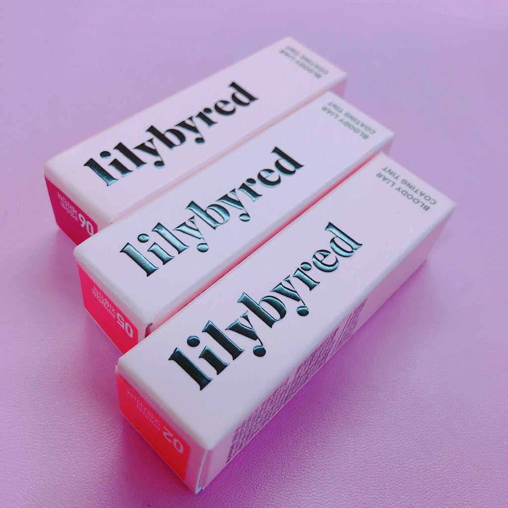 ブラッディライアー コーティングティント/lilybyred/リップティントを使ったクチコミ（1枚目）