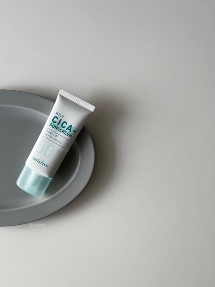 マイルド シカ サンスクリーン SPF50+ / PA++++/innisfree/日焼け止めクリームを使ったクチコミ(9枚目)