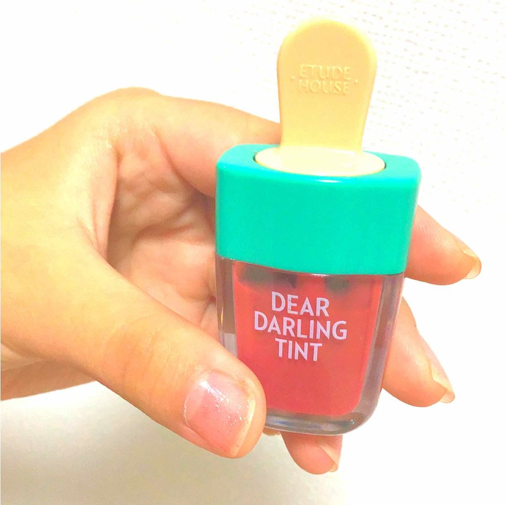 ディアダーリン ウォータージェルティント (アイスティント)/ETUDE/口紅を使ったクチコミ(1枚目)