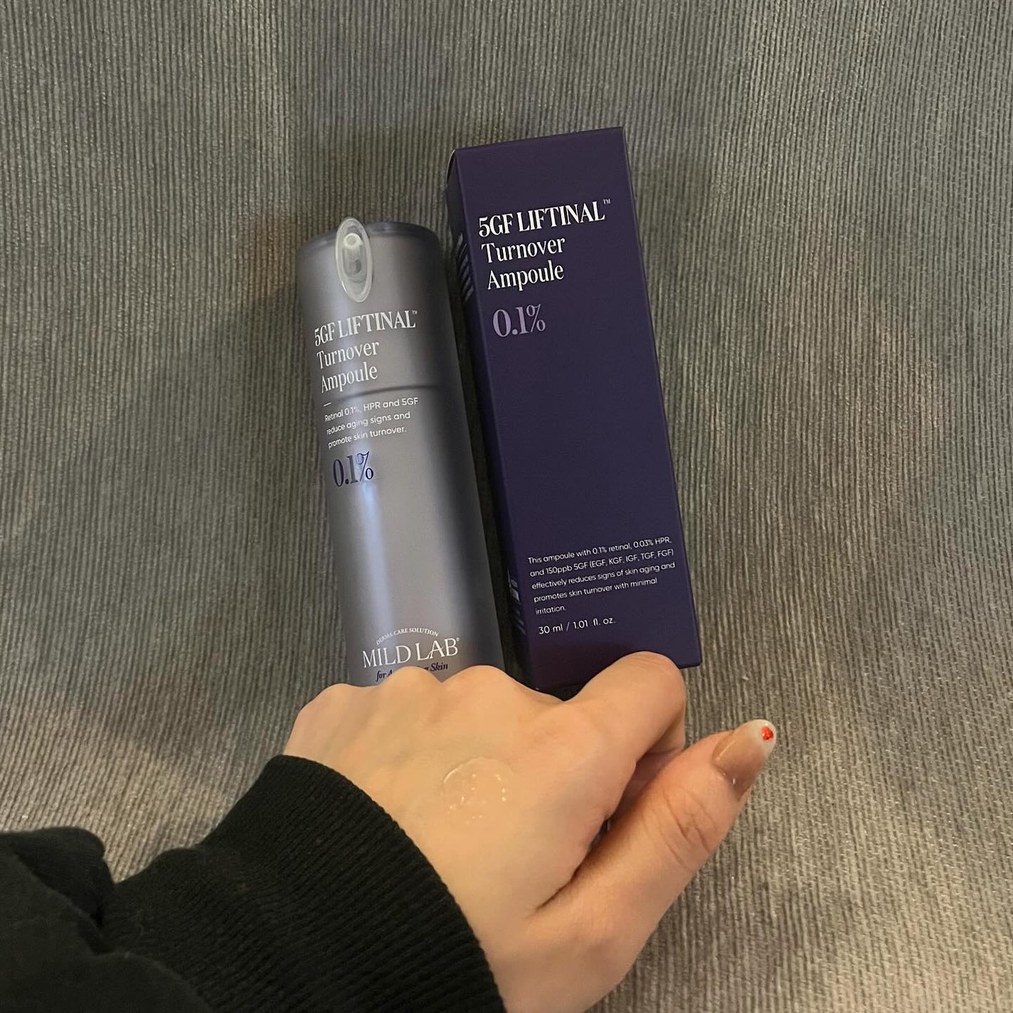 スワン✧*。 on LIPS 「【MILDLAB】5GFリフティナルターンオーバーアンプル¥4..」(2枚目)